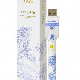 TAO Vape pen contains a 350 MAH automatic battery and is fully rechargeable